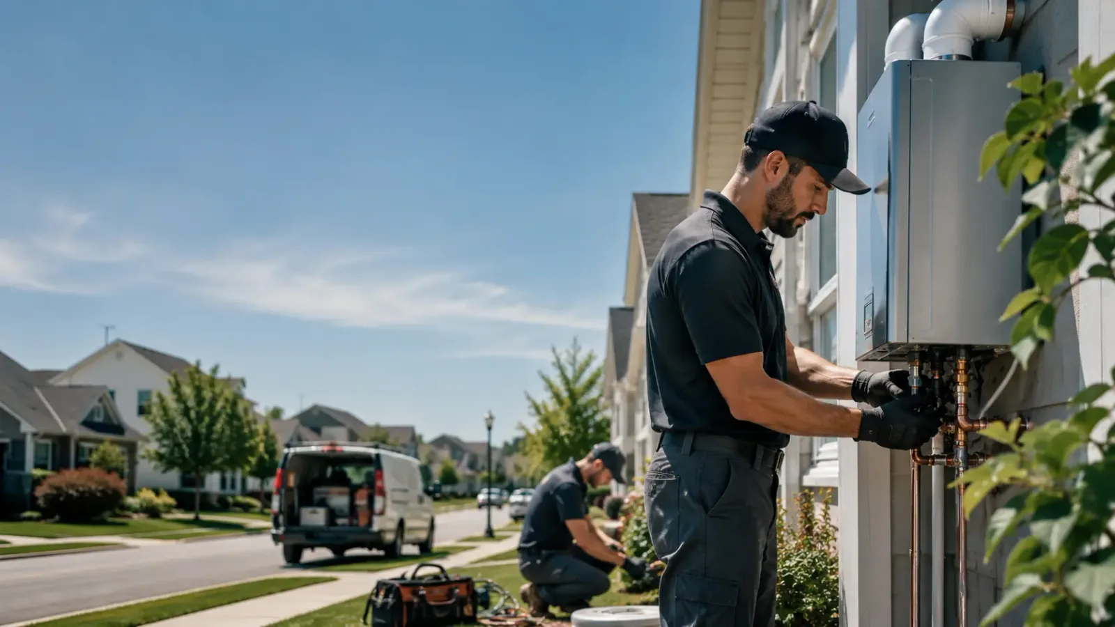Tankless Water Heater Installation in Rhame, ND